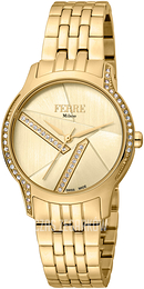 Ferrè Milano Żółte złoto/Stal w odcieniu złota Ø32 mm FM1L145M0061