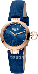Ferrè Milano Niebieski/Skóra Ø28 mm FM1L148L0041