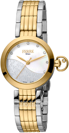 Ferrè Milano Biały/Stal w odcieniu złota Ø28 mm FM1L148M0081