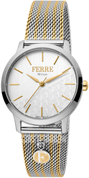 Ferrè Milano Donna Sara Srebrny/Stal w odcieniu złota Ø32 mm FM1L152M0101