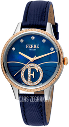 Ferrè Milano Donna Lucia Niebieski/Skóra Ø34 mm FM1L167L0041