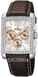 Festina Multifunction Srebrny/Skóra F16362-J
