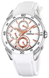 Festina Biały/Guma Ø40 mm F16394-3