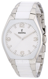 Festina Dress Biały/Stal F16532-1
