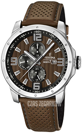 Festina Sport Brązowy/Skóra Ø45 mm F16585-2