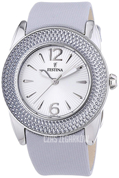 Festina Srebrny/Skóra Ø38 mm F16592-2