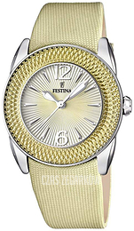 Festina Beżowy/Skóra Ø38 mm F16592-3