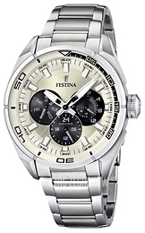 Festina Sport Beżowy/Stal Ø44 mm F16608-2