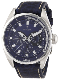 Festina Niebieski/Skóra Ø44 mm F16609-3