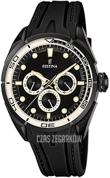 Festina Multifunction Czarny/Guma Ø44 mm F16610-8