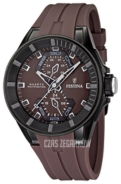 Festina Brązowy/Guma Ø45 mm F16612-2
