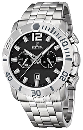 Festina Czarny/Stal Ø47 mm F16613-4