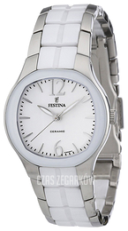 Festina Biały/Stal Ø32 mm F16626-1