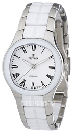 Festina Dress Biały/Stal Ø32 mm F16626-2