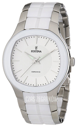 Festina Dress Biały/Stal Ø40 mm F16627-1