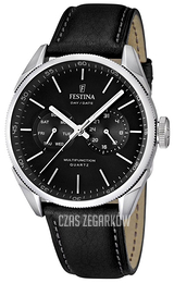 Festina Czarny/Skóra Ø43 mm F16629-8