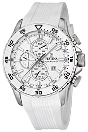 Festina Biały/Guma Ø47 mm F16642-1