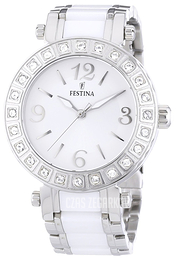 Festina Dress Biały/Stal Ø38 mm F16643-1