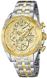 Festina Żółte złoto/Stal w odcieniu złota Ø44 mm F16655-2