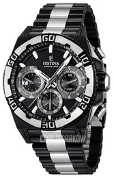 Festina Sport Czarny/Stal Ø44 mm F16660-1