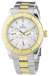 Festina Srebrny/Stal w odcieniu złota Ø40 mm F16691-1
