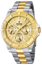 Festina Żółte złoto/Stal w odcieniu złota Ø40 mm F16691-2