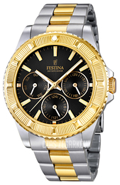 Festina Czarny/Stal w odcieniu złota Ø40 mm F16691-5