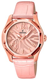 Festina Różowe złoto/Skóra Ø36 mm F16739-2