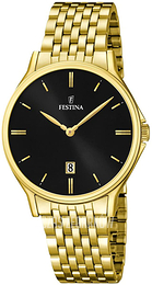 Festina Czarny/Stal w odcieniu złota Ø39 mm F16746-4