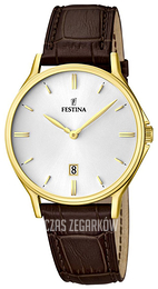 Festina Biały/Skóra Ø39 mm F16747-1