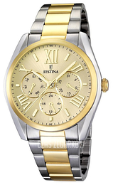 Festina Sport Żółte złoto/Stal w odcieniu złota Ø42 mm F16751-2