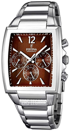 Festina Brązowy/Stal F16765-3