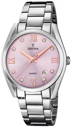 Festina Różowy/Stal Ø37 mm F16790-D