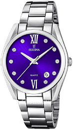 Festina Boyfriend Purpurowy/Stal Ø37 mm F16790-G