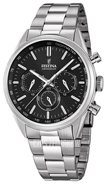 Festina Sport Czarny/Stal Ø44 mm F16820-4