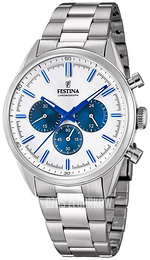 Festina Sport Biały/Stal Ø44 mm F16820-5