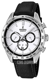 Festina Sport Biały/Skóra Ø44 mm F16844-1