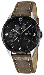 Festina Dress Czarny/Skóra Ø41 mm F16848-1