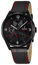 Festina Czarny/Skóra Ø41 mm F16849-2