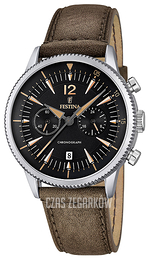 Festina Sport Czarny/Skóra Ø42 mm F16870-3