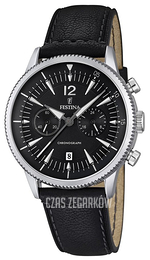 Festina Sport Czarny/Skóra Ø42 mm F16870-4