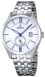 Festina Biały/Stal Ø42 mm F16871-1