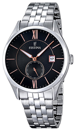 Festina Dress Czarny/Stal Ø42 mm F16871-4
