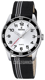 Festina Srebrny/Skóra Ø34 mm F16906-1