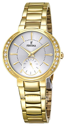 Festina Dress Srebrny/Stal w odcieniu złota Ø33 mm F16910-1