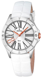 Festina Biały/Skóra Ø34 mm F16929-1