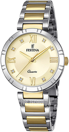 Festina Żółte złoto/Stal w odcieniu złota Ø33 mm F16937-B