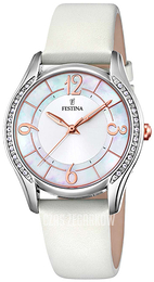 Festina Dress Biały/Skóra Ø36 mm F16944-A