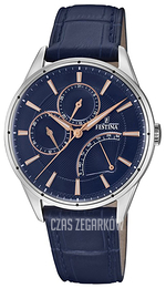 Festina Niebieski/Skóra Ø41 mm F16974-3