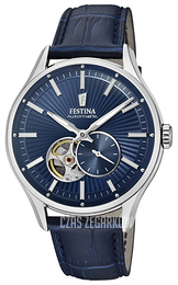 Festina Niebieski/Skóra Ø43 mm F16975-2